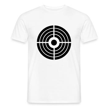 Zielscheibe - Schütze - Männer T-Shirt - Weiß - Vorne - AI Model Male 178 dark (178cm)