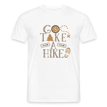 Go Take A Hike - Men's T-Shirt - white - Front - AI Model Male 178 dark (178cm)