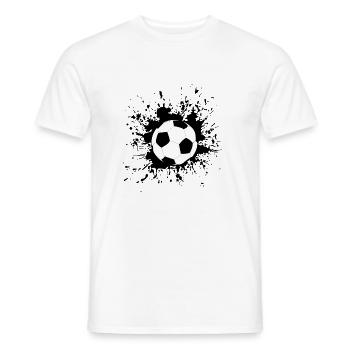 Fussball Fußball Fußballer Geschenk - Männer T-Shirt - Weiß - Vorne - AI Model Male 178 dark (178cm)