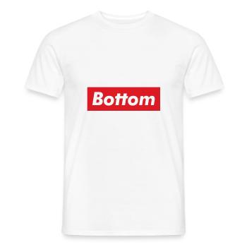Homosexuell Bottom - Männer T-Shirt - Weiß - Vorne - AI Model Male 178 dark (178cm)