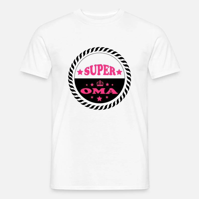 Super oma 111 - T-skjorte herre - hvit
