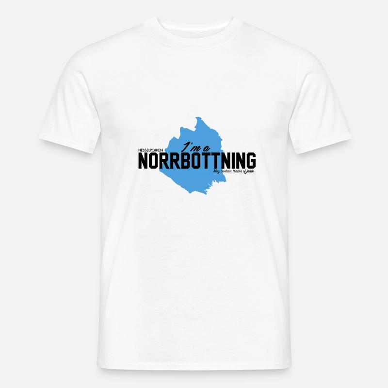 Ich bin ein Norrbottning! - Männer T-Shirt - Weiß