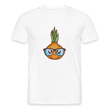 Sly onion - Men's T-Shirt - white - Front - AI Model Male 178 dark (178cm)