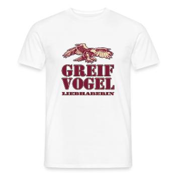 GREIFVOGEL Liebhaberin - Adler - Männer T-Shirt - Weiß - Vorne - AI Model Male 178 dark (178cm)