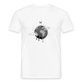 Contemplation - T-shirt homme - blanc - Devant - AI Model Male 178 dark (178cm)