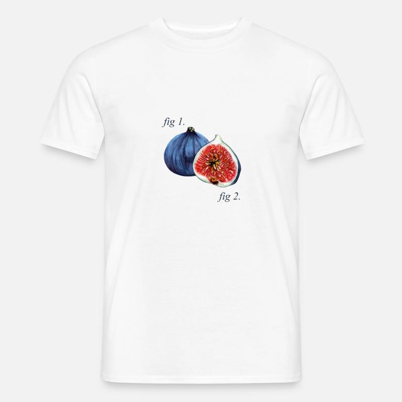 Abb1. Feigen Diagramm. - Männer T-Shirt - Weiß