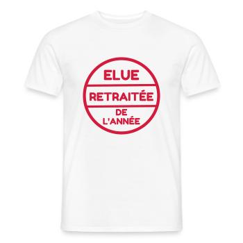 Retirement Retired Ruhestand Retraite Retraitée - Men's T-Shirt - white - Front - AI Model Male 178 dark (178cm)