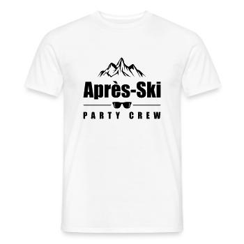apres ski party crew - Männer T-Shirt - Weiß - Vorne - AI Model Male 178 dark (178cm)