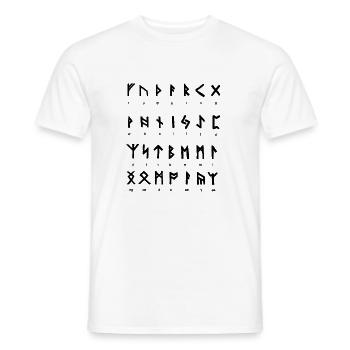 Vikinger Runen - Männer T-Shirt - Weiß - Vorne - AI Model Male 178 dark (178cm)