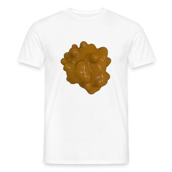 Blobs - Braun - Männer T-Shirt - Weiß - Vorne - AI Model Male 178 dark (178cm)