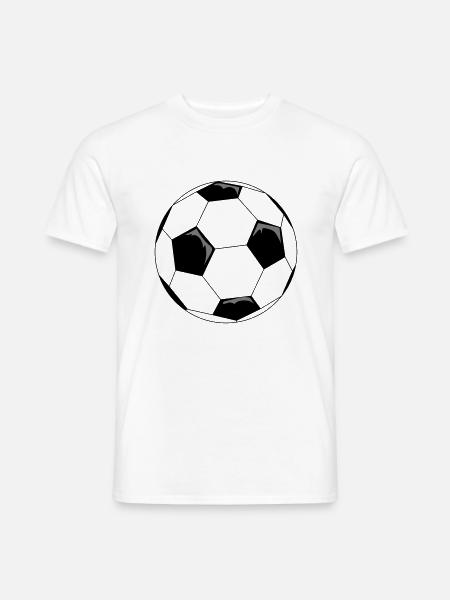 Fotboll Fotboll Fotboll Fotboll Fotboll Fotboll Fotboll Fu - T-shirt herr - vit