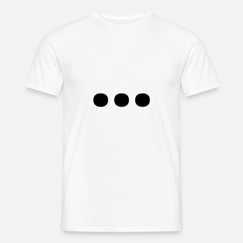 Aufhängungspunkte - Männer T-Shirt - Weiß