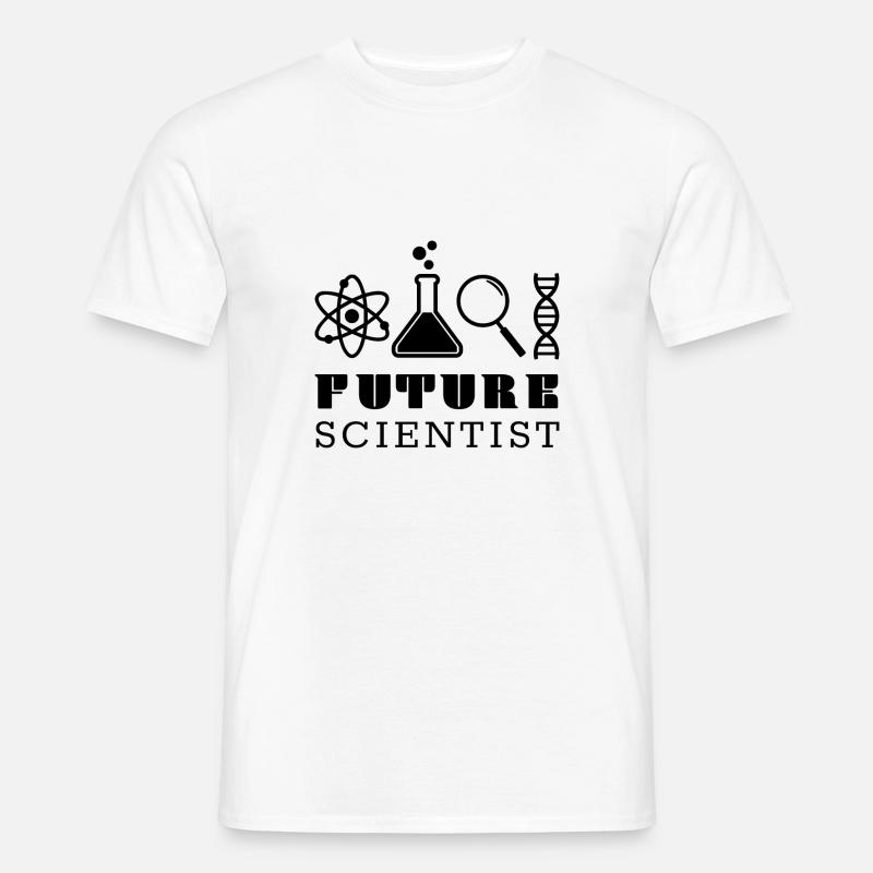 Future Scientist black - Männer T-Shirt - Weiß