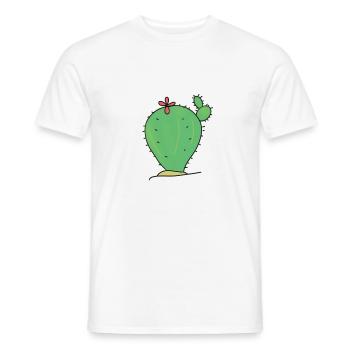CACTUS CACTUS - Men's T-Shirt - white - Front - AI Model Male 178 dark (178cm)