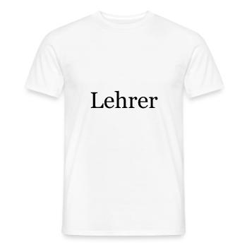 Student Lehramt Uni Spruch lustig - Männer T-Shirt - Weiß - Vorne - AI Model Male 178 dark (178cm)