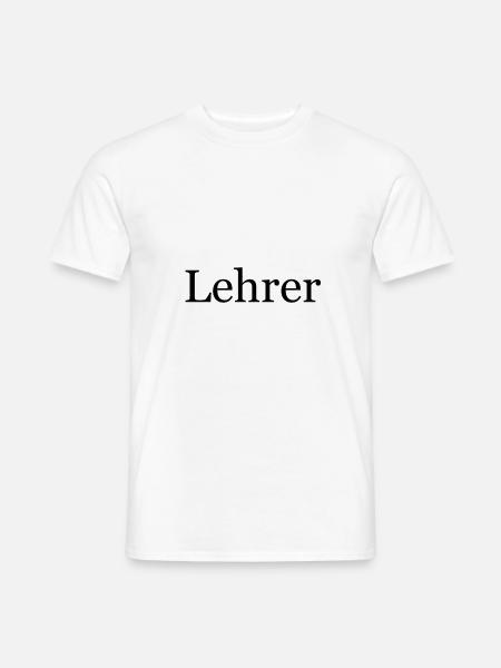 Student Lehramt Uni Spruch lustig - Männer T-Shirt - Weiß