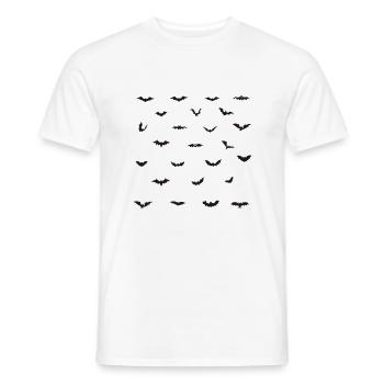 Halloween Bats Bundle 02 - Men's T-Shirt - white - Front - AI Model Male 178 dark (178cm)