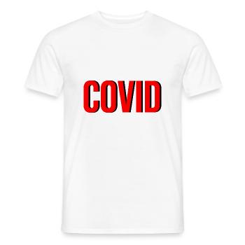 covid 19 coronavirus lockdown - Männer T-Shirt - Weiß - Vorne - AI Model Male 178 dark (178cm)