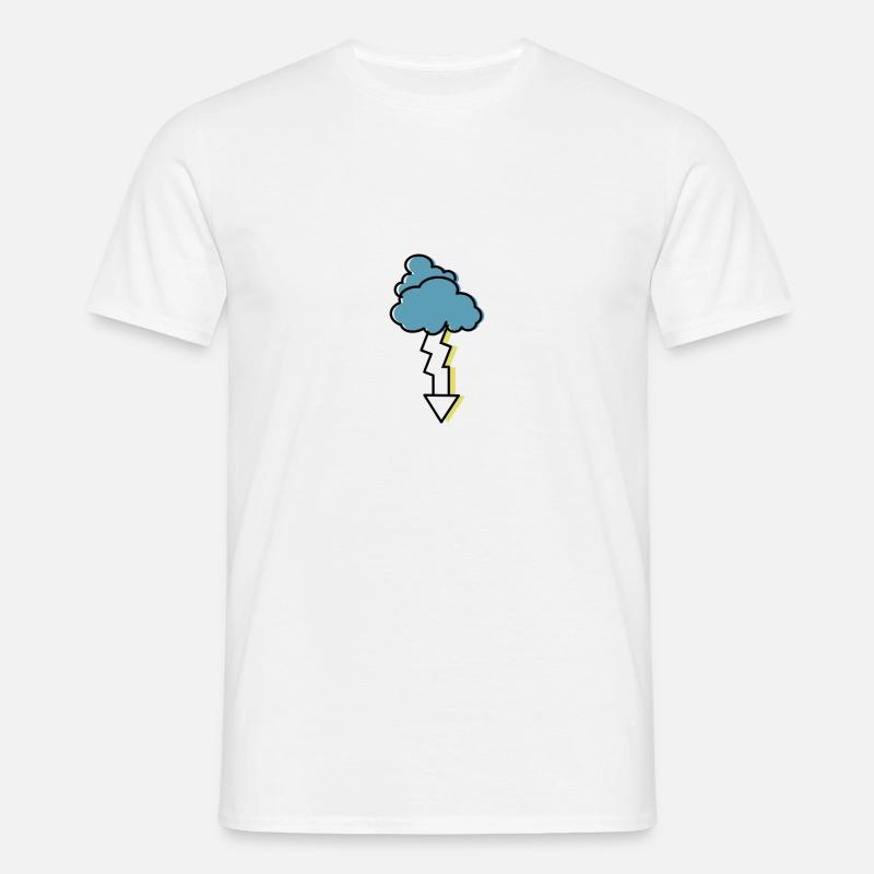 orage - T-shirt Homme - blanc