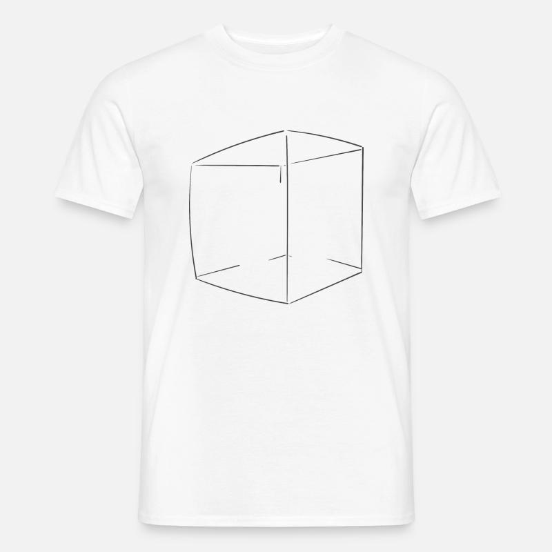 Cubo - T-shirt uomo - bianco