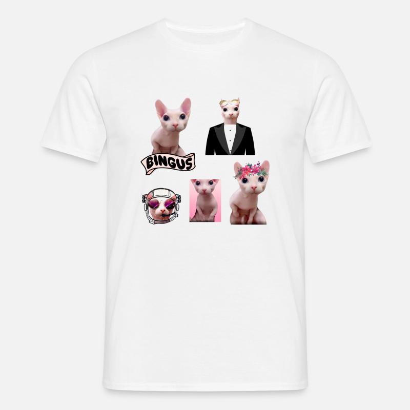 Bingus Meme - T-shirt til herrer - hvid