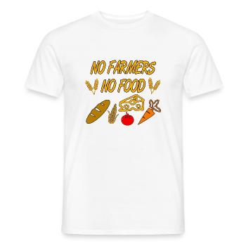 Cultivateur - T-shirt homme - blanc - Devant - AI Model Male 178 dark (178cm)