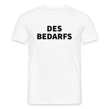 Männer T-Shirt des Bedarfs - Männer T-Shirt - Weiß - Vorne - AI Model Male 178 dark (178cm)