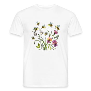 Insekten - Männer T-Shirt - Weiß - Vorne - AI Model Male 178 dark (178cm)