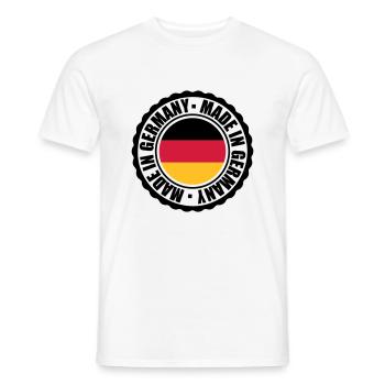 Made in Germany - Men's T-Shirt - white - Front - AI Model Male 178 dark (178cm)