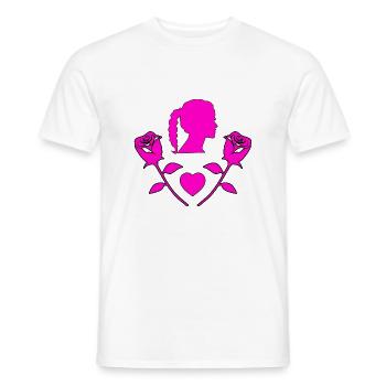 Summer - Men's T-Shirt - white - Front - AI Model Male 178 dark (178cm)