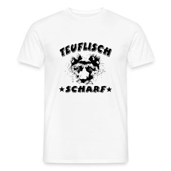 Schäferhund - Männer T-Shirt - Weiß - Vorne - AI Model Male 178 dark (178cm)