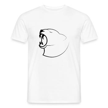 Lioness - Men's T-Shirt - white - Front - AI Model Male 178 dark (178cm)