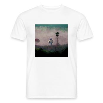 Lonely Voyager 042 - Männer T-Shirt - Weiß - Vorne - AI Model Male 178 dark (178cm)