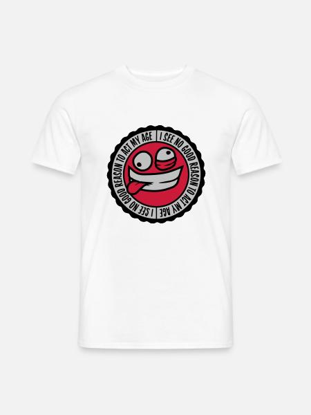 to act my age - Men's T-Shirt - white