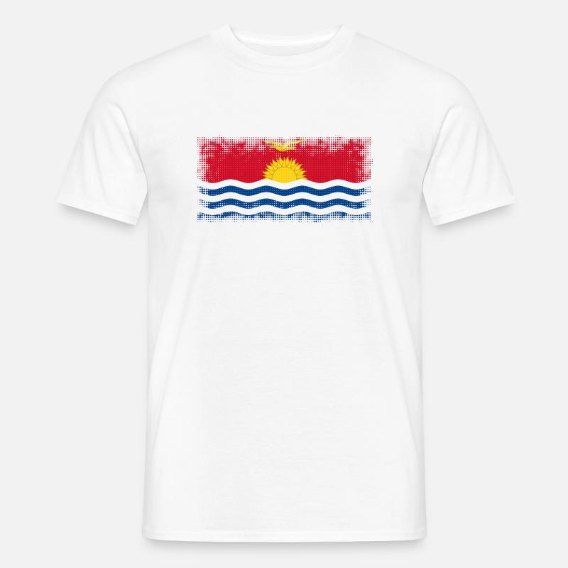 Kiribati - Mænd T-shirt - hvid