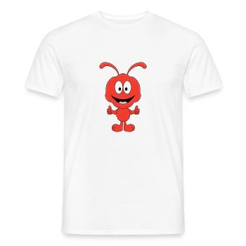 AMEISE - TIER - TIERISCH - KIND - BABY - Männer T-Shirt - Weiß - Vorne - AI Model Male 178 dark (178cm)
