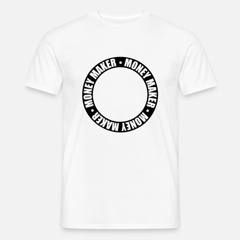 Ring Money Maker Dollar - Men’s T-shirt - white
