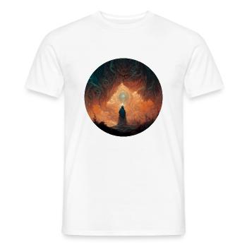 L’homme un fantasme Weöt - T-shirt homme - blanc - Devant - AI Model Male 178 dark (178cm)