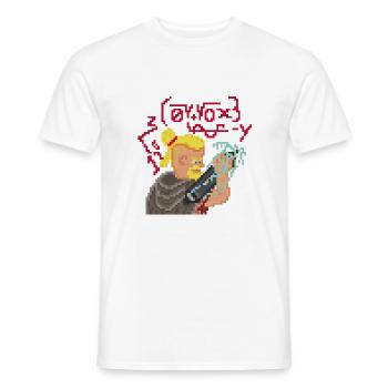 AGUEN | - Männer T-Shirt - Weiß - Vorne - AI Model Male 178 dark (178cm)