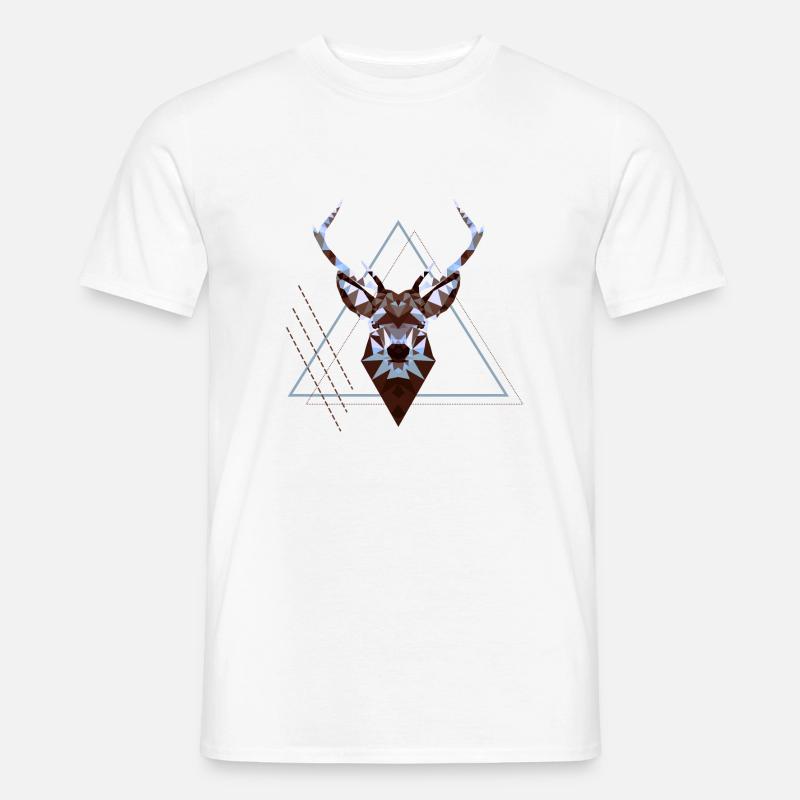 Deer1 - Männer T-Shirt - Weiß