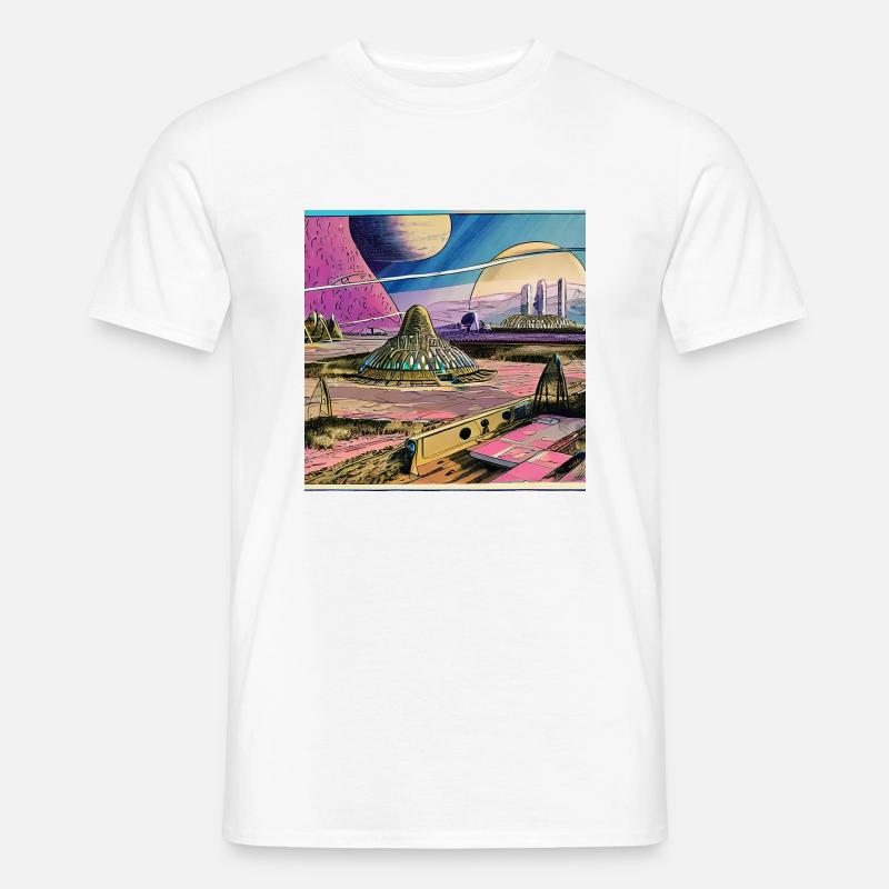 utopia - Männer T-Shirt - Weiß