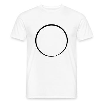 Kreis Der ultimative Zyklus Lebens Vektor Design - Männer T-Shirt - Weiß - Vorne - AI Model Male 178 dark (178cm)