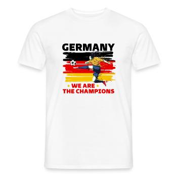 Alemania somos campeones - Camiseta hombre - blanco - delante - AI Model Male 178 dark (178cm)