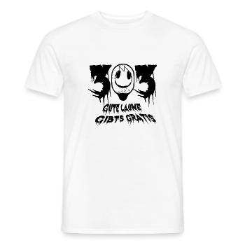 303 Acid Smile - Männer T-Shirt - Weiß - Vorne - AI Model Male 178 dark (178cm)