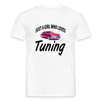 Voiture - T-shirt homme - blanc - Devant - AI Model Male 178 dark (178cm)