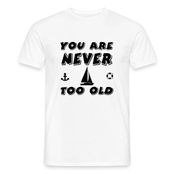 Voile - T-shirt homme - blanc - Devant - AI Model Male 178 dark (178cm)
