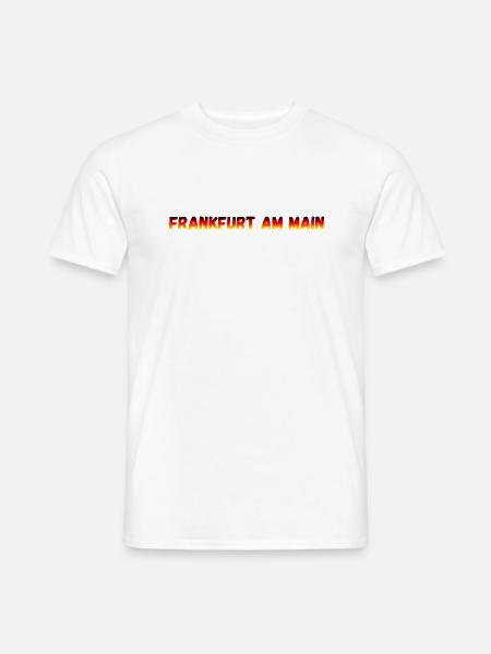 Frankfurt am Main - Männer T-Shirt - Weiß