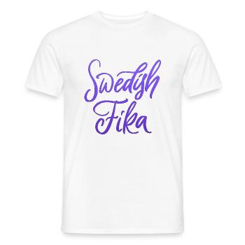 Suède Sverige Viking Norden Scandinavie - T-shirt homme - blanc - Devant - AI Model Male 178 dark (178cm)