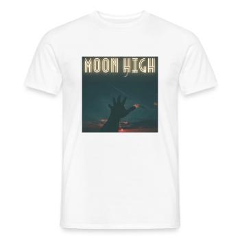 Moon - Männer T-Shirt - Weiß - Vorne - AI Model Male 178 dark (178cm)
