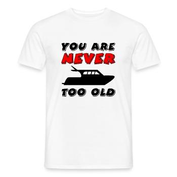 Motorboot - Männer T-Shirt - Weiß - Vorne - AI Model Male 178 dark (178cm)